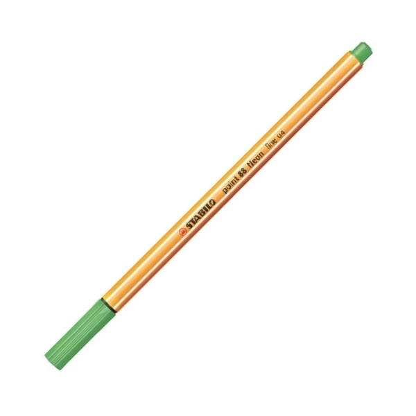 Stabilo: Point 88 tűfilc 0,4mm-es neon zöld színben