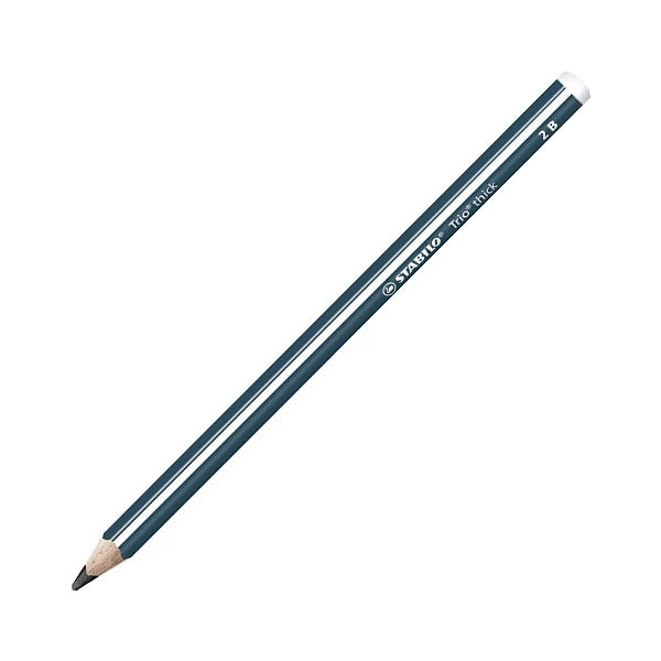 Stabilo: Trio Thick háromszögletű grafit ceruza olajzöld színben 2B
