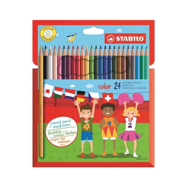 Stabilo: Color színes ceruza készlet 24db-os