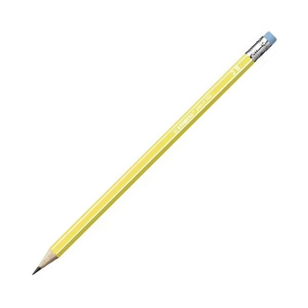 Stabilo: Sárga 160 RT grafit ceruza radírral 2B