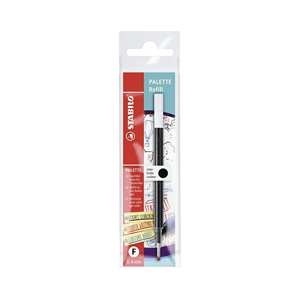 Stabilo: Palette zselés tollbetét 0,4mm fekete
