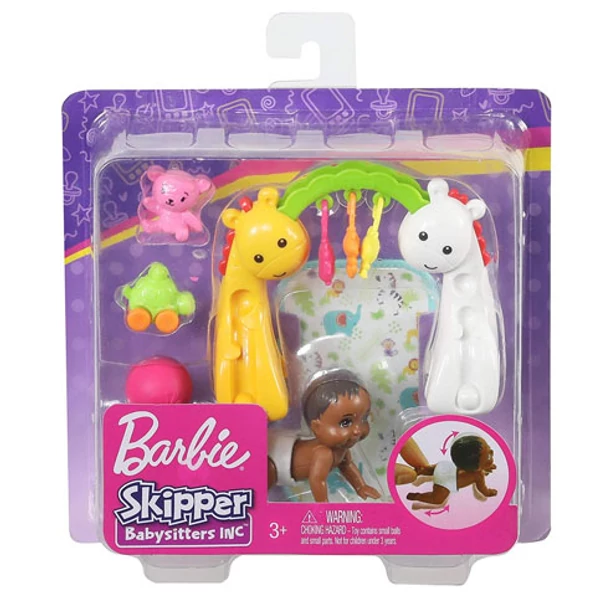 Barbie: Bébiszitter játékszett játékokkal - Mattel
