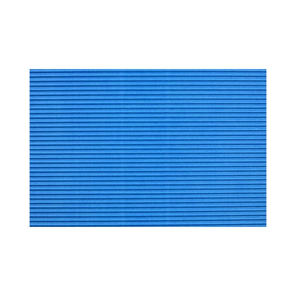 Világoskék dekorációs 3D hullámpapír tekercs B/2 50x70cm 1db