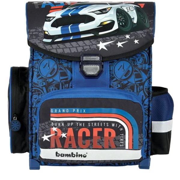 Fast Track Rider autós ergonomikus iskolatáska, hátizsák 36x27x14cm