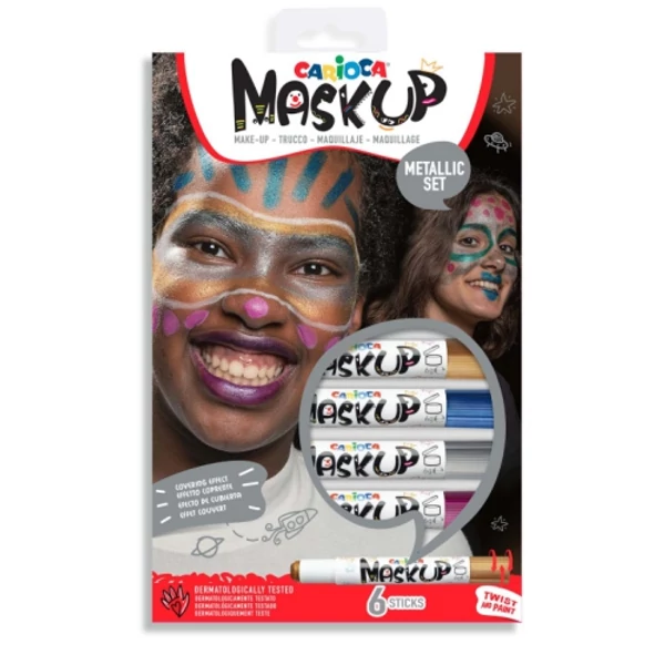 MaskUp Metallic 6db-os arcfestő szett - Carioca