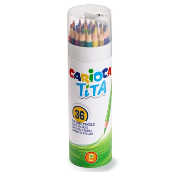 Tita 36db-os színes ceruza szett henger tokban - Carioca