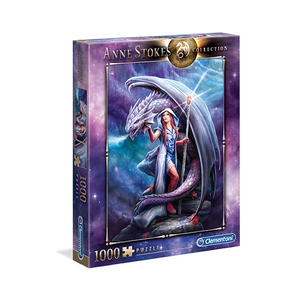 Anne Stocks: Sárkánymágus 1000db-os puzzle - Clementoni