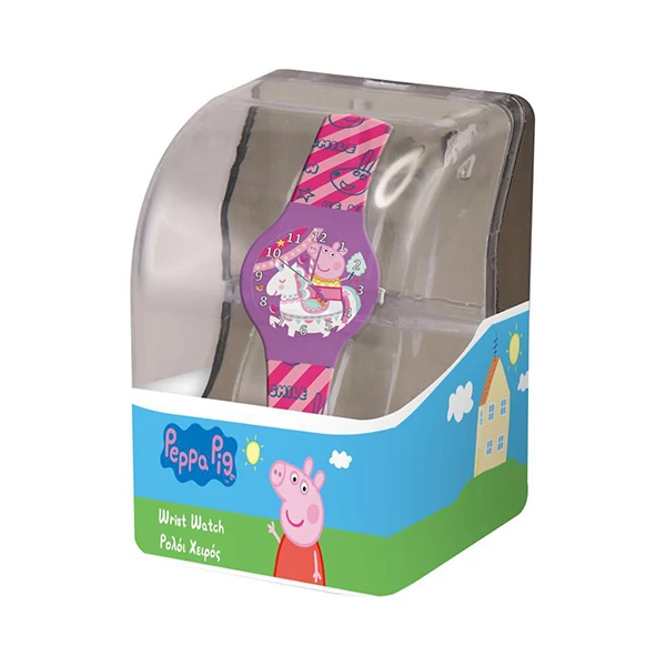 Peppa malac analóg karóra műanyag díszdobozban