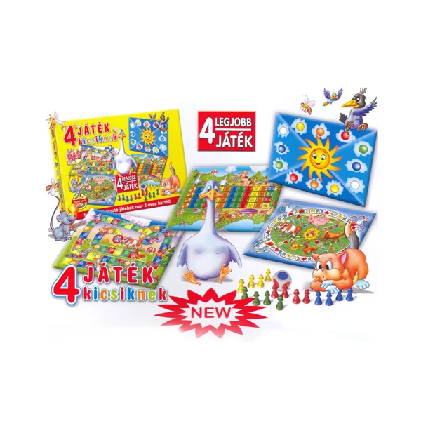 4 legjobb társasjáték kicsiknek - D-Toys