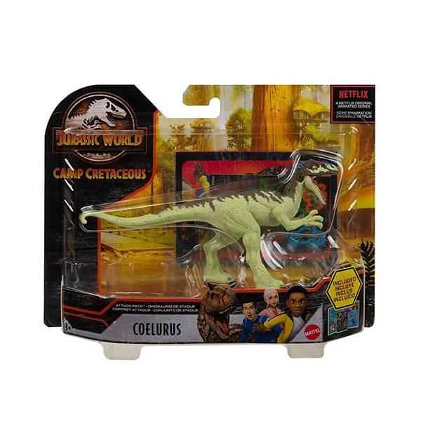 Jurassic World: Coelurus dinoszaurusz játékfigura - Mattel