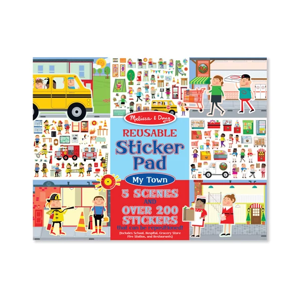 A város újrahasználható matrica szett - Melissa & Doug