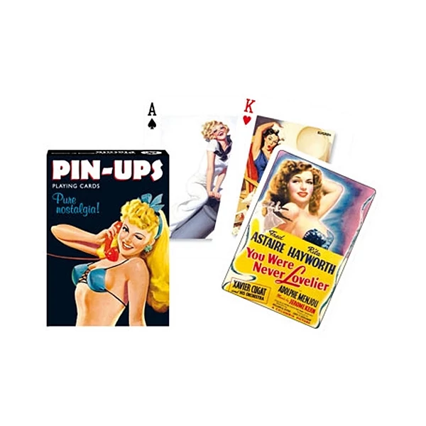 Exkluzív römi kártya - Pin-ups 1x55 lap - Piatnik