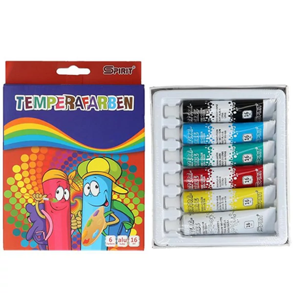 Színes tempera készlet 6x16ml
