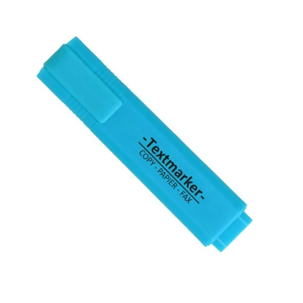 Spirit: Textmarker neon kék szövegkiemelő 1-4mm-es vágott heggyel
