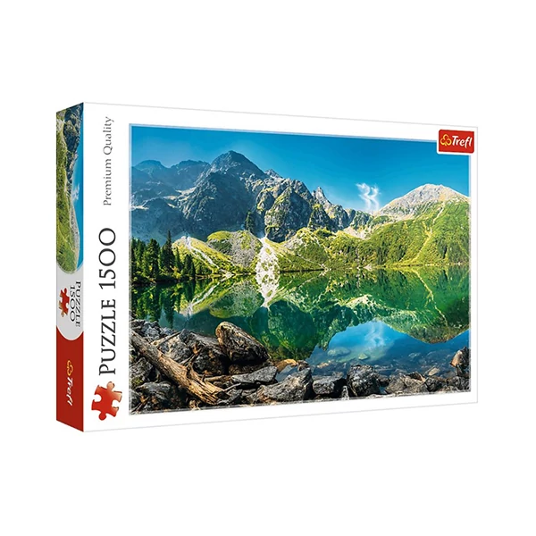 Morskie Oko-tó, Tátra, Lengyelország 1500db-os puzzle - Trefl