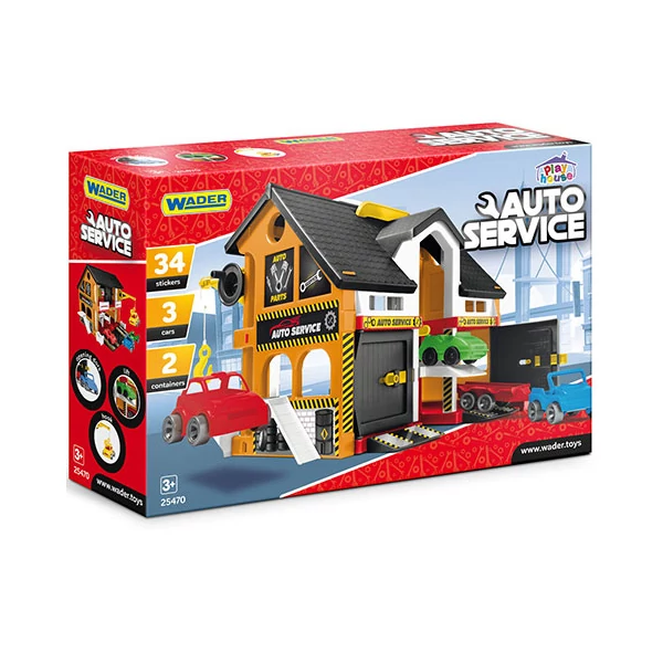 Play House Autós szerelőműhely játékszett - Wader