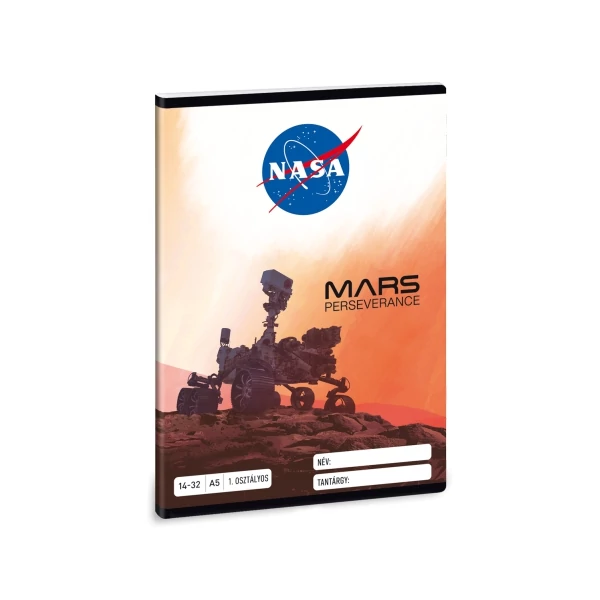 Ars Una: NASA 1. osztályos vonalas füzet A5 14-32