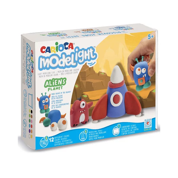 Modelight Maxi Play Box űrlények gyurma szett - Carioca
