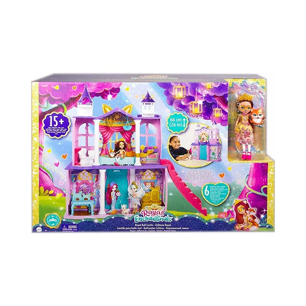 Enchantimals: Királyi kastély Felicity Fox babával - Mattel