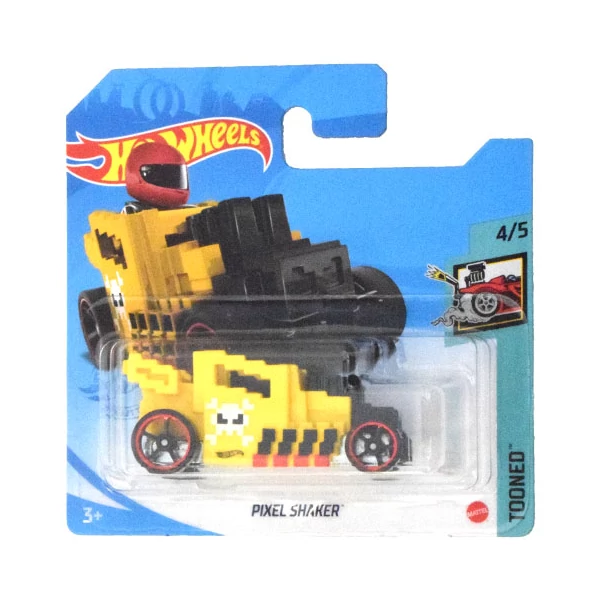 Hot Wheels: Pixel Shaker sárga kisautó 1/64 - Mattel