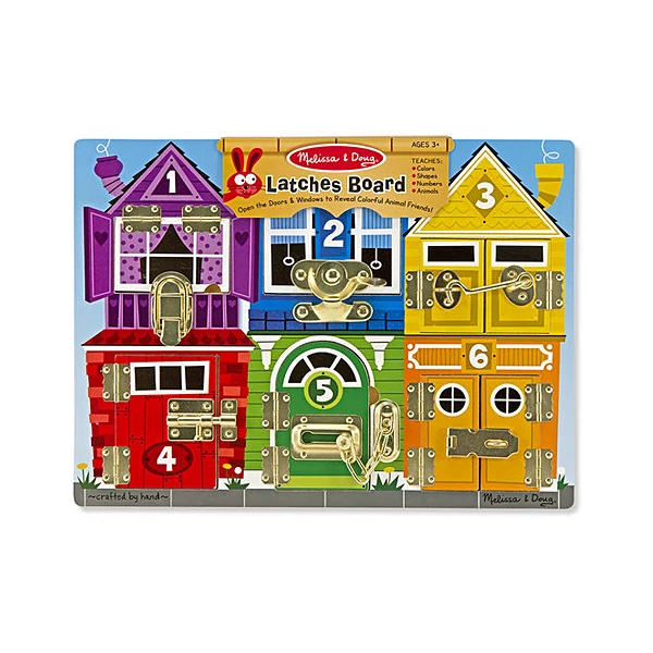 Zárak és reteszek készségfejlesztő fajáték - Melissa & Doug
