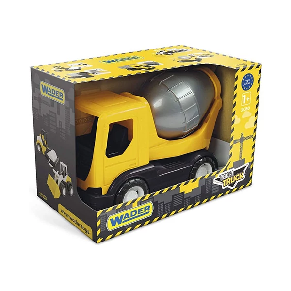 Tech Truck sárga betonkeverő 23cm - Wader