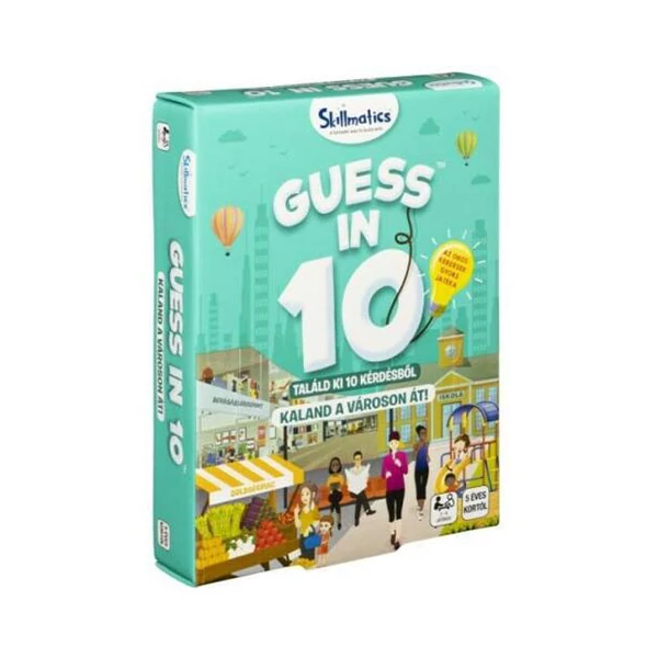 Guess in 10 - Találd ki 10 kérdésből, kaland a városon át oktató játék - Spin Master