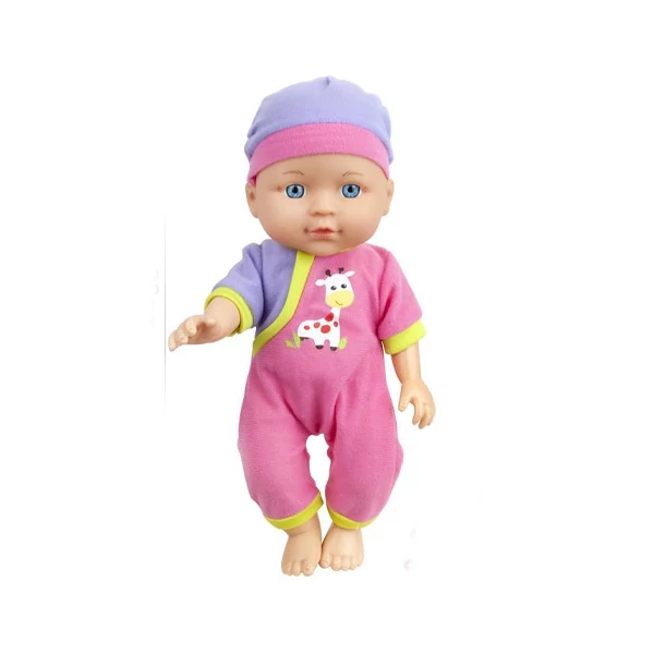 Pizsamás baba etetőszékkel és kiegészítőkkel 29cm-es