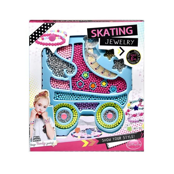 Jewerly Skating Ékszerkészítő szett színes gyöngyökkel