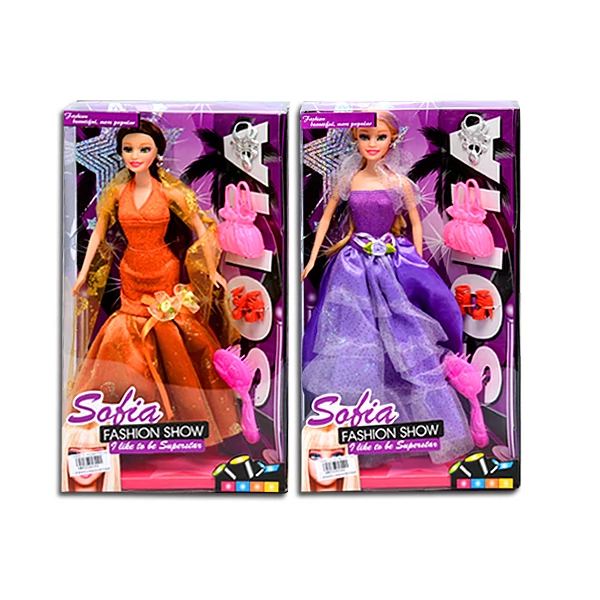 Sofia Fashion Show baba estélyi ruhában kiegészítőkkel 2 változatban