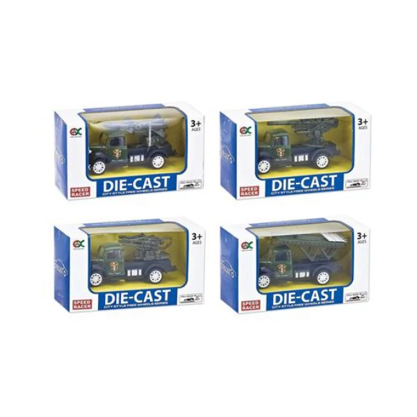 Die-Cast Classics: Katonai teherautók több változatban 1/55