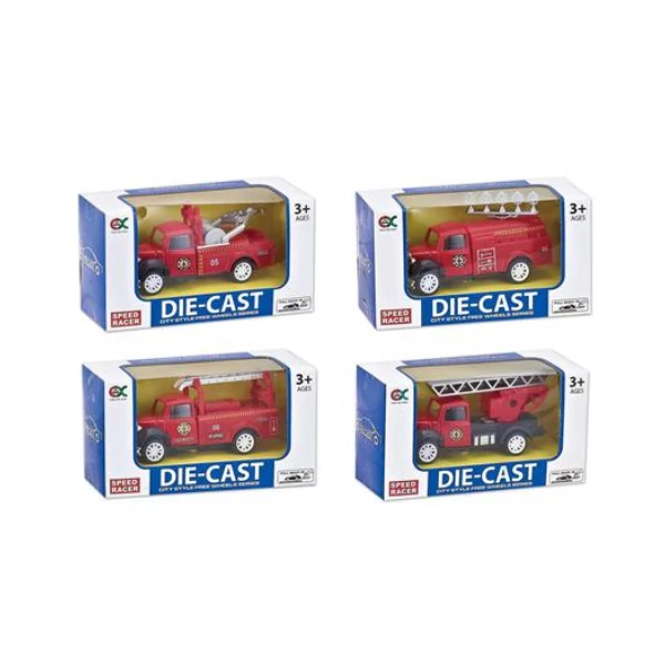 Die-Cast Classics: Tűzoltó teherkocsik több változatban 1/55