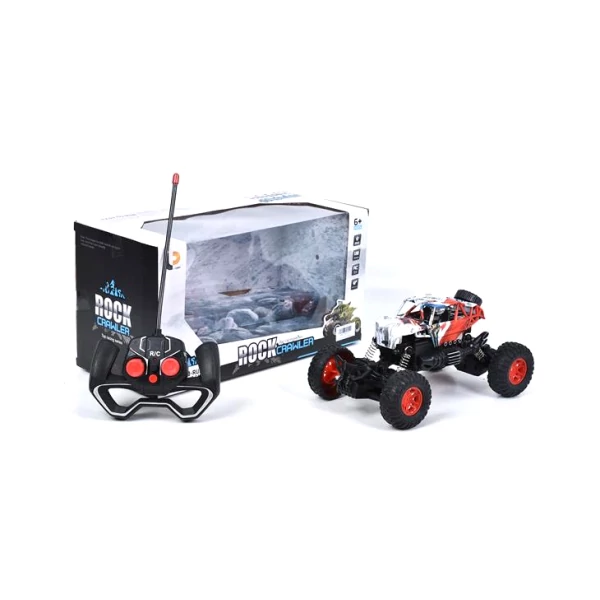 RC Távirányítós Crawler piros-fehér terepjáró autó 1/18 2.4GHz