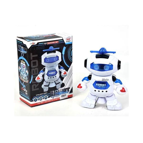 Elektronikus táncoló robot funkciókkal 20cm