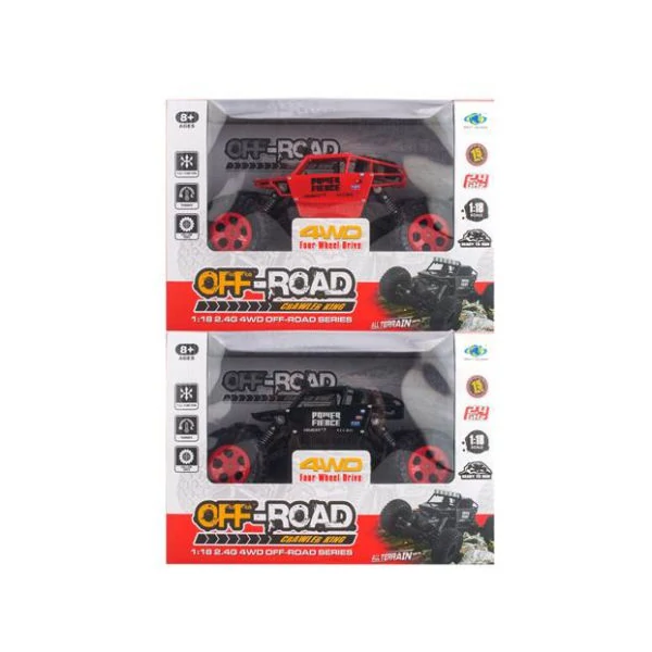 RC King Crawler távirányítós terepjáró autó 2.4GHz-es 1/18