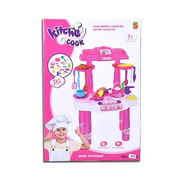 Kitchen Cook Pink játékkonyha fénnyel és hanggal