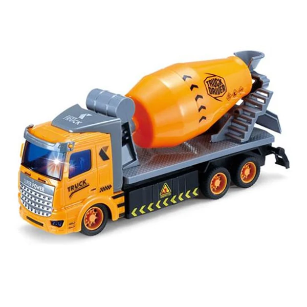 RC távirányítós betonkeverő fénnyel 1/48 27MHz