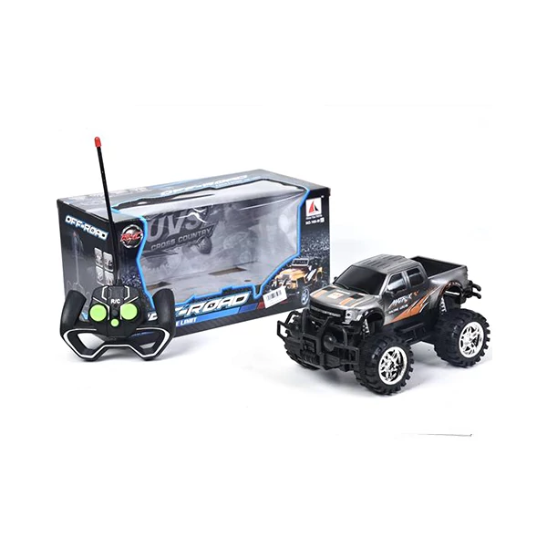 RC távirányítós Pick-Up terepjáró autó 1:18-as méretarány ezüst színben