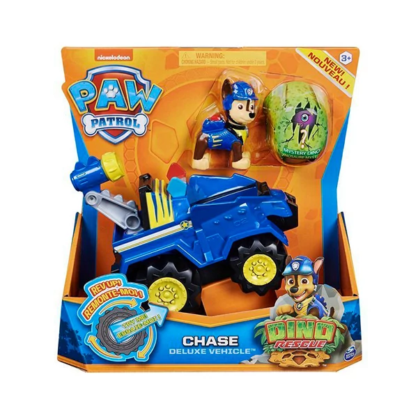 Mancs őrjárat Dino Rescue: Chase deluxe járművel - Spin Master