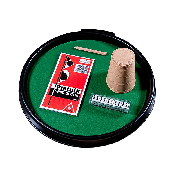 Kockapóker tálca normál dobókockákkal - Piatnik