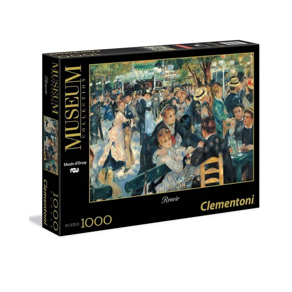 Museum Collection: Renoir - Bál a Moulin de la Galette-ben 1000 db-os puzzle - Clementoni