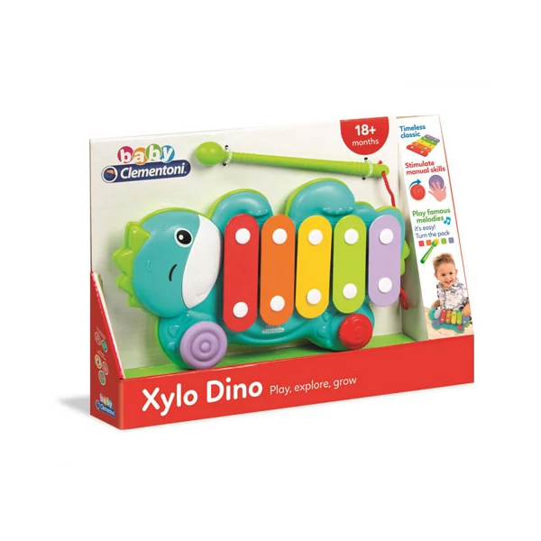 Baby dinoszauruszos színes xilofon - Clementoni