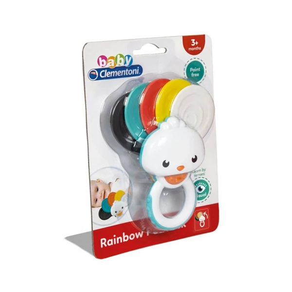 Baby szivárványos páva csörgő - Clementoni