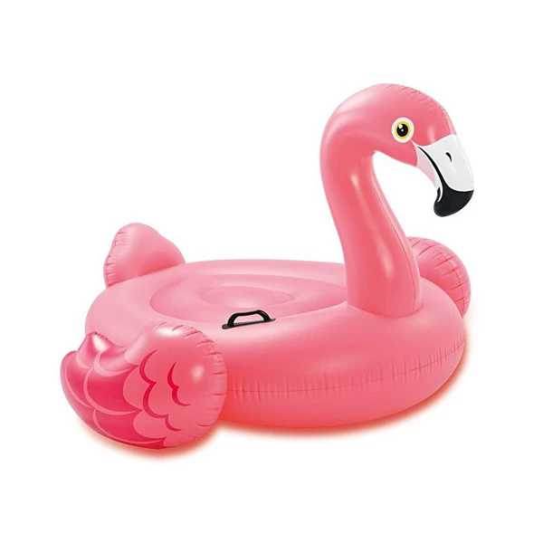 Flamingó lovaglómatrac kapaszkodóval 142x137x97cm - Intex