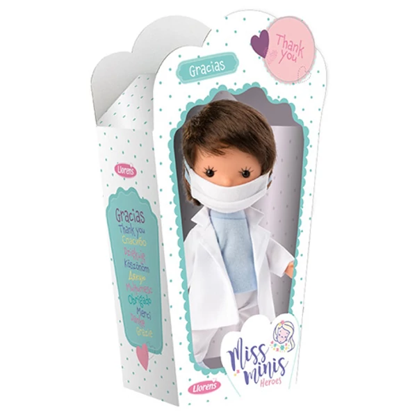 Llorens: Miss Minis Orvos baba 26cm (52611L)