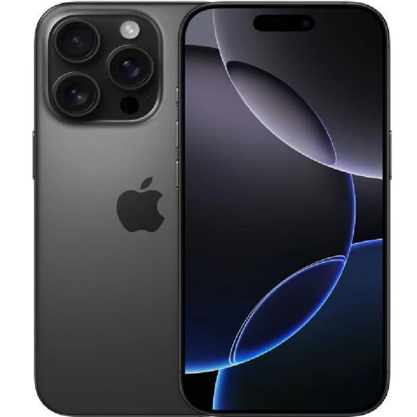 Apple iPhone 16 Pro 256GB fekete titán (black titanium) (MYNH3) kártyafüggetlen okostelefon