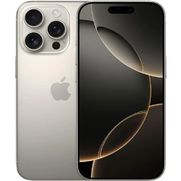 Apple iPhone 16 Pro 512GB natúr titán (natural titanium) (MYNQ3) kártyafüggetlen okostelefon