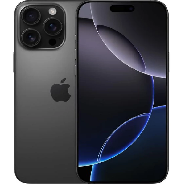 Apple iPhone 16 Pro Max 512GB fekete titán (black titanium) (MYX03) kártyafüggetlen okostelefon