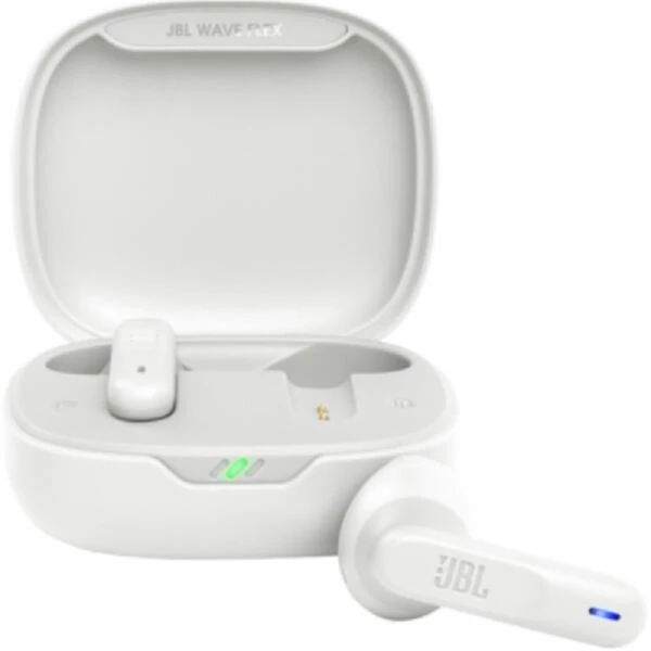 JBL Wave Flex fehér (white) vezeték nélküli bluetooth fülhallgató