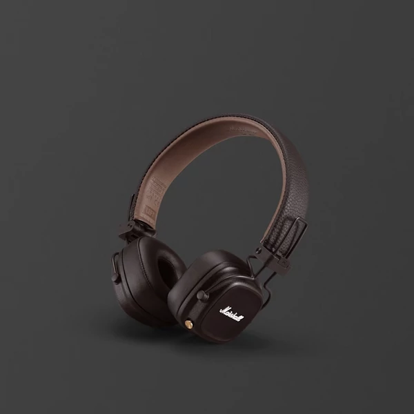 Marshall Major IV barna (brown) vezeték nélküli bluetooth fejhallgató